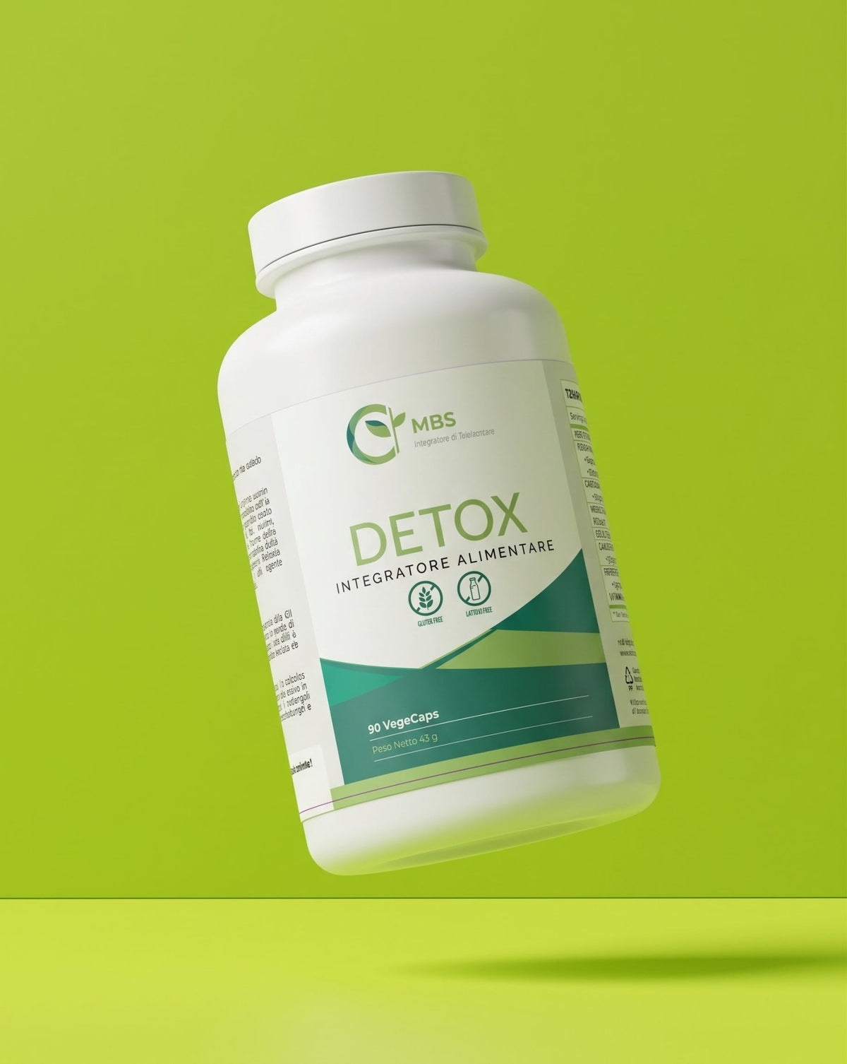 DETOX Integratore per depurare Fegato e Intestino - MBS - Longevity Supplements - Detox