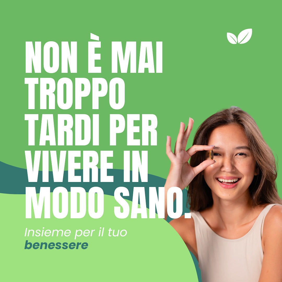 Non è mai troppo tardi per VIVERE in modo SANO!