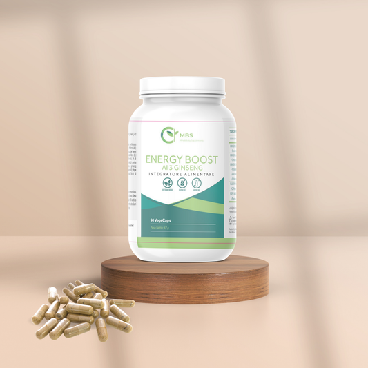 ENERGY BOOST with 3 ginsengs - Supplement for physical and mental tiredness