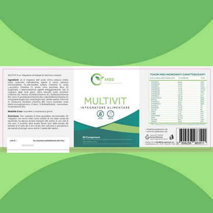 MULTIVIT: Il Tuo Compagno per il Benessere Ottimale con Vitamine Essenziali