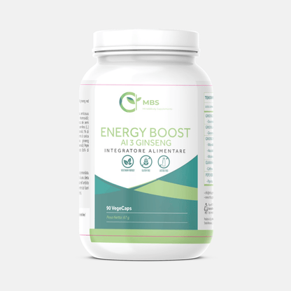 ENERGY BOOST ai 3 ginseng - Ashwagandha e guarana