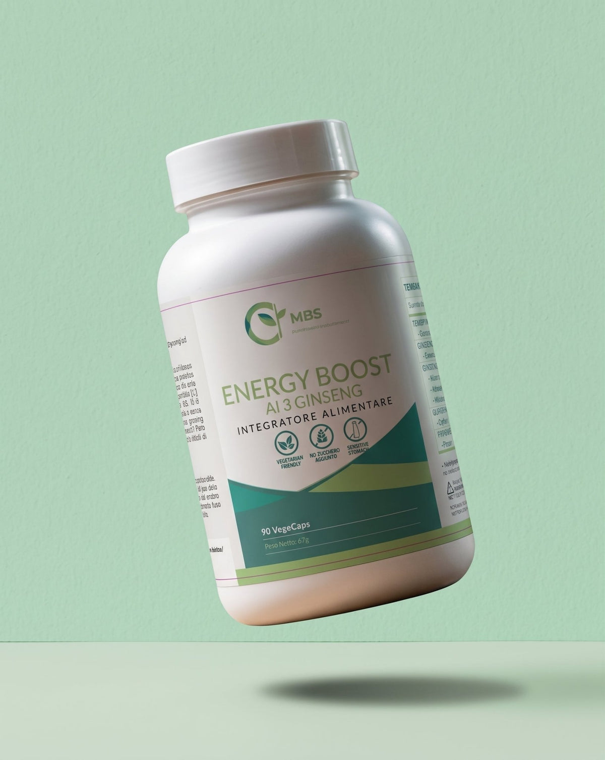 ENERGY BOOST Integratore per Energia Fisica e Mentale - MBS - Longevity Supplements - energy boost